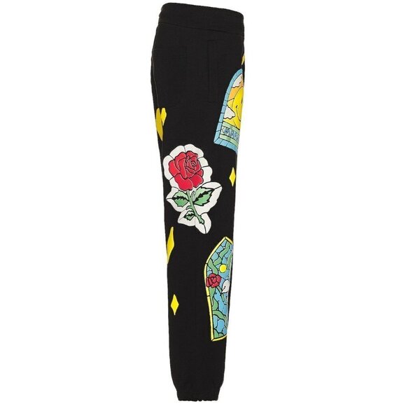 Market Smiley Cathedral Glass Sweatpants in Black Medium New mens Church Joggers - Picture 6 of 16